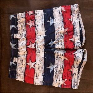 Columbia Patriotic Swim Trunks Stars and Stripes USA